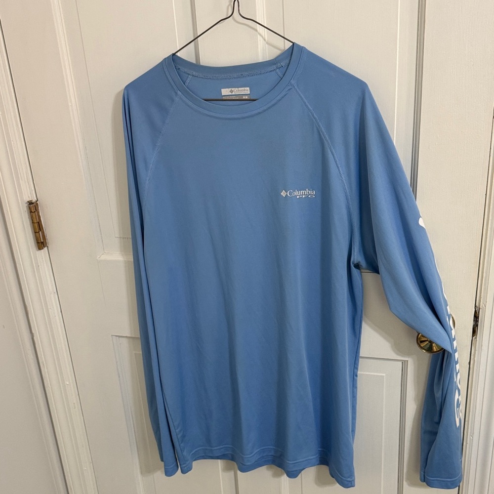 Columbia Men's Sky Blue Long Sleeve Tee